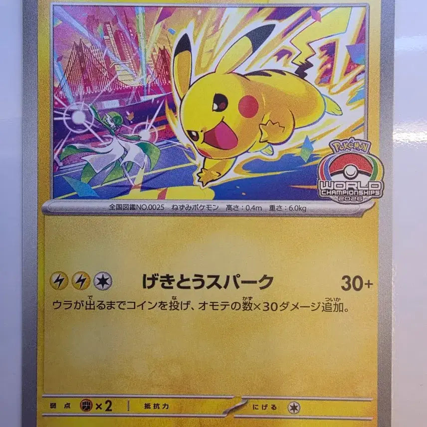 [BUNJANG] Pokemon Card Japanese Pikachu World Championship Promo / 포켓몬카드 일판 피카츄 월드 챔피언십 프로모