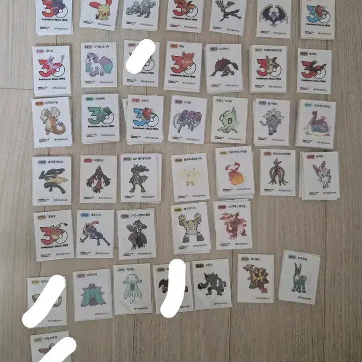 [BUNJANG] Pokemon Stickers / 포켓몬 띠부씰 판매