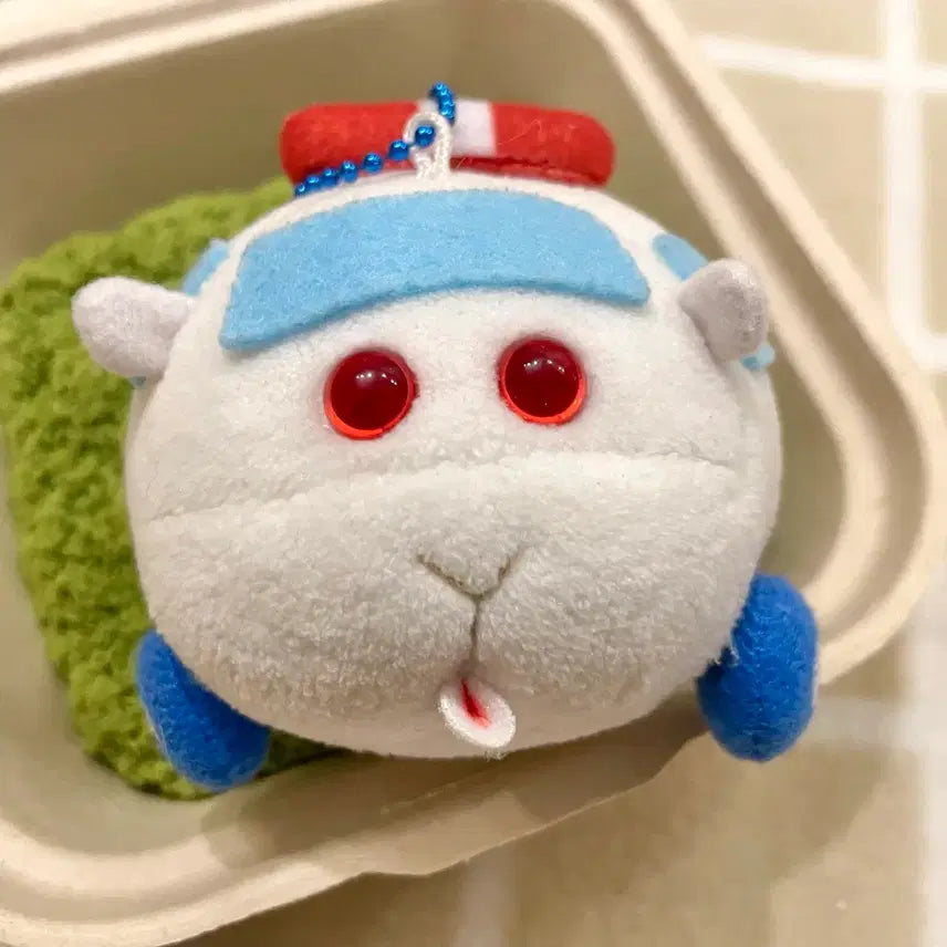[BUNJANG] Moru-ka Ambulance Mochi Kororing Plush Keychain / 뿌이뿌이 모루카 구급차 모찌코로링 인형 키링