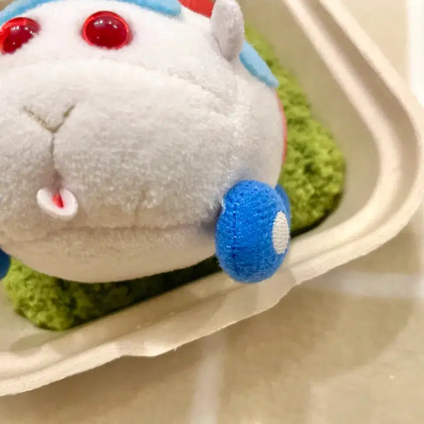 [BUNJANG] Moru-ka Ambulance Mochi Kororing Plush Keychain / 뿌이뿌이 모루카 구급차 모찌코로링 인형 키링