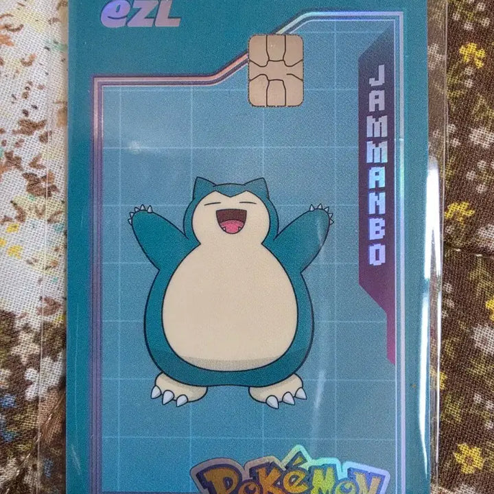 [BUNJANG] Pokemon 30th Anniversary EZL Snorlax Transit Card / 포켓몬 30주년 이즐 잠만보 EZL 교통카드