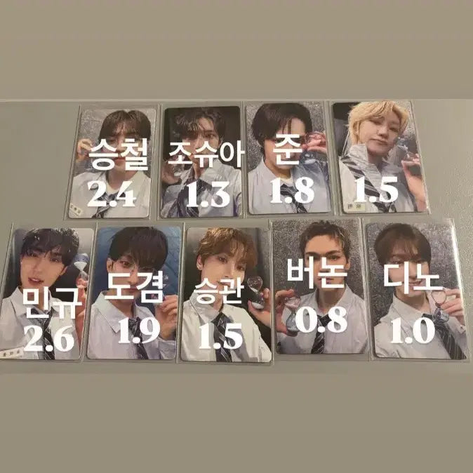 [BUNJANG] SEVENTEEN Mingyu Lucky Draw Photocard / 민규