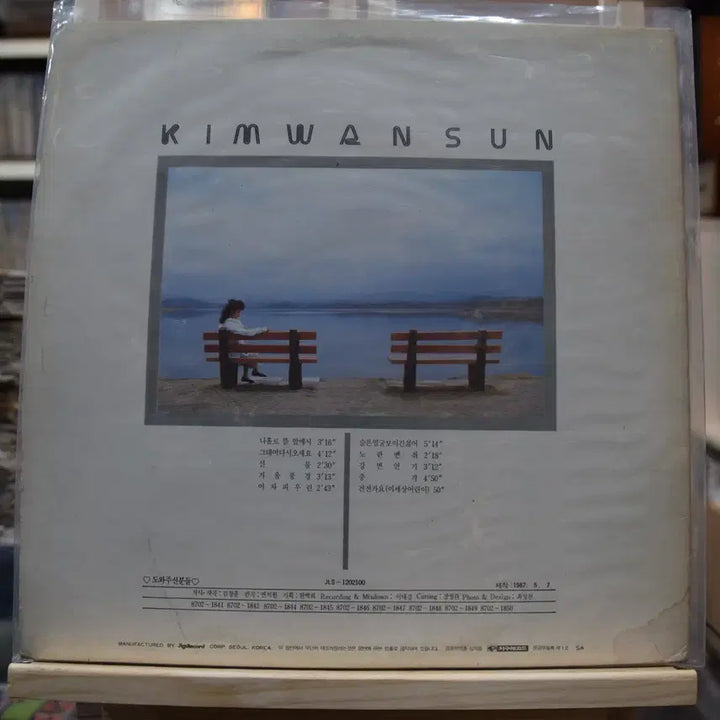 [BUNJANG] Kim Wan Sun 2nd Album Near Mint Vinyl / 김완선 2집 니어민트 : 나홀로뜰앞에서