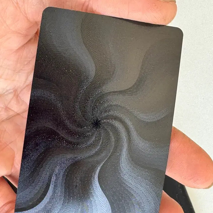 [BUNJANG] Black Wave Pattern Trump Cards / 트럼프카드