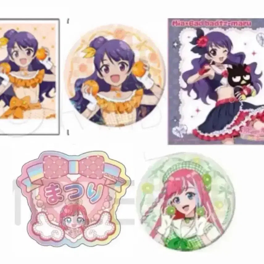 [BUNJANG] PriPara Charapin &amp; Name Badge Bundle / 프리즘스톤 프리마지 공구 캬라핀 과실원 산리오 아미 나나