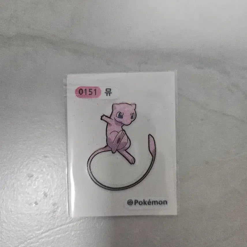 [BUNJANG] Pokemon Mew + Artwork Stickers Bundle / 포켓몬 뮤 띠부씰 + 아트워크 띠부씰 6장 무배 판매