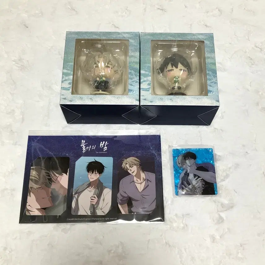 [BUNJANG] Mulggye Set Figure (Euhyun, Taeju) / 물가의밤 물밤 소요모 봄툰 의현 태주 피규어 물결 세트 애니메이션 판매