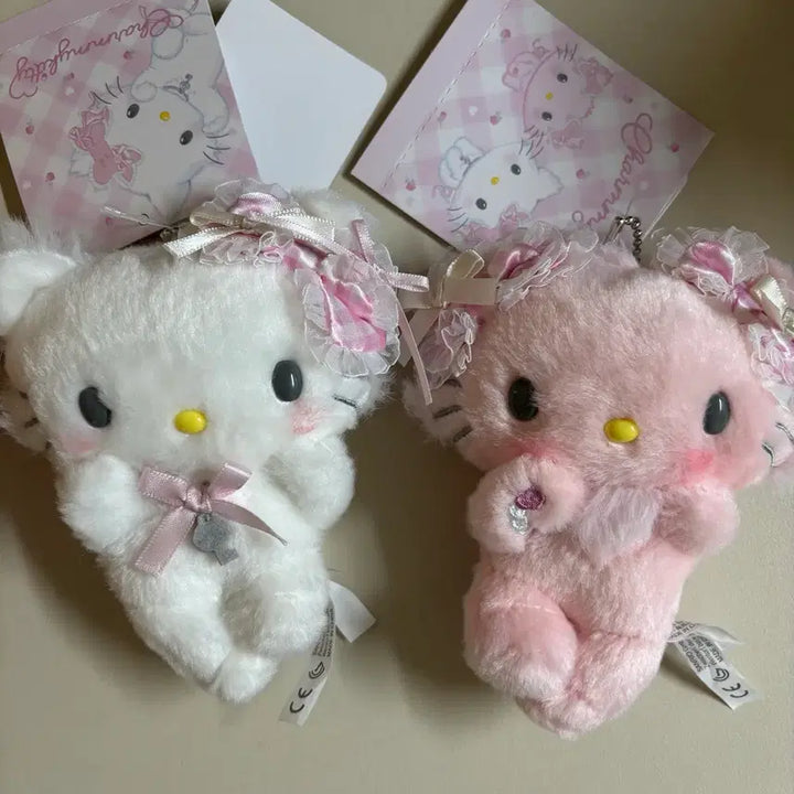 [BUNJANG] Sanrio Charmmy Kitty Honey Cute My Party Baby Mascot Set Plush Keyring Bundle / 일괄) 챠미키티 허니큐트 마이퍼베이비 마스코트 세트 인형 키링 산리오