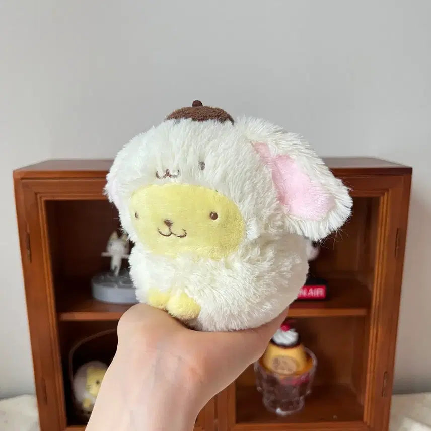 [BUNJANG] Sanrio Easter Pompompurin Plush Doll / 산리오 이스터 폼폼푸린 인형