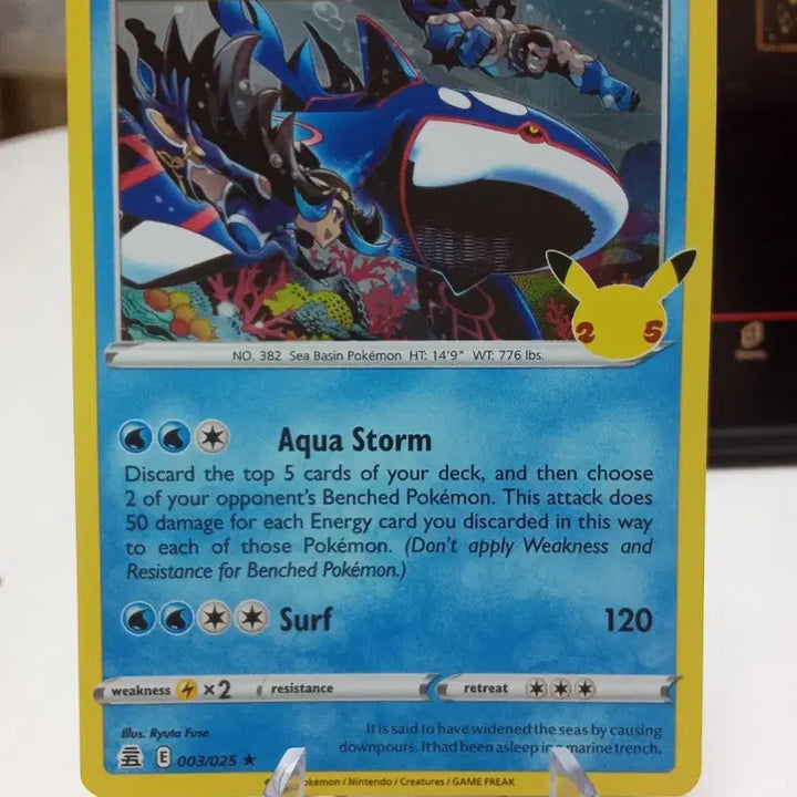 [BUNJANG] Pokemon TCG North American 25th Anniversary Legend Card - Groudon 003/025 / 북미판 25주년 포켓몬 카드 레전드 가이오가 003/025