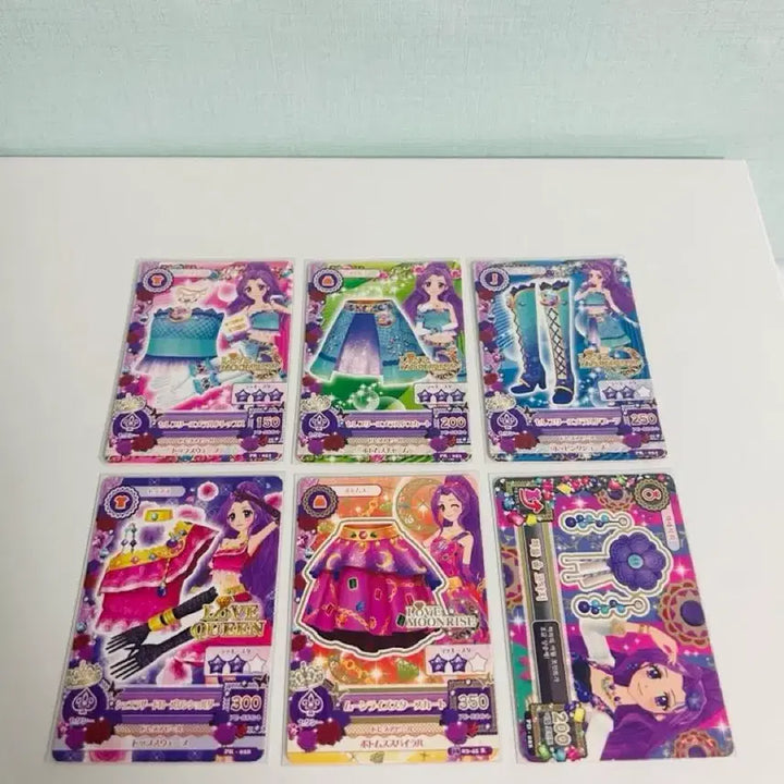 [BUNJANG] Aikatsu! Mizuki &amp; Runa Goods Card Bundle Set / 급전 일괄 처분 / 아이엠스타 아이카츠 미즈키 루나 굿즈 카드 일판