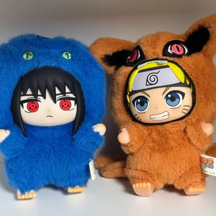 [BUNJANG] Naruto Sasuke Nabubu Plush Keychain Bundle Set / 나루토 사스케 나부부 인형 키링
