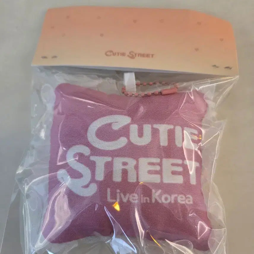 [BUNJANG] QSTREET Haruka Face Cushion Keyring / 큐스토 큐티 스트리트 팝업 한국 한정 하루카 얼굴 쿠션 키 링 (판매)