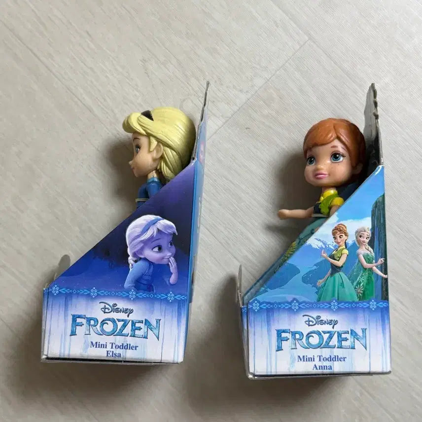 [BUNJANG] Disney Frozen Mini Toddler Doll Anna &amp; Elsa Set / 디즈니 겨울왕국 프로즌 미니 토들러돌 안나 엘사 세트