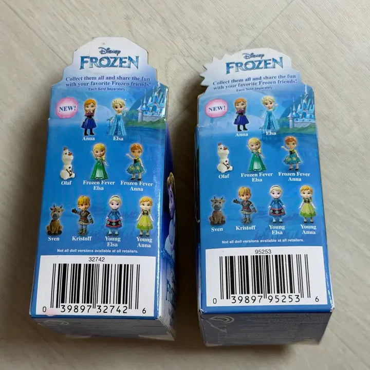 [BUNJANG] Disney Frozen Mini Toddler Doll Anna &amp; Elsa Set / 디즈니 겨울왕국 프로즌 미니 토들러돌 안나 엘사 세트