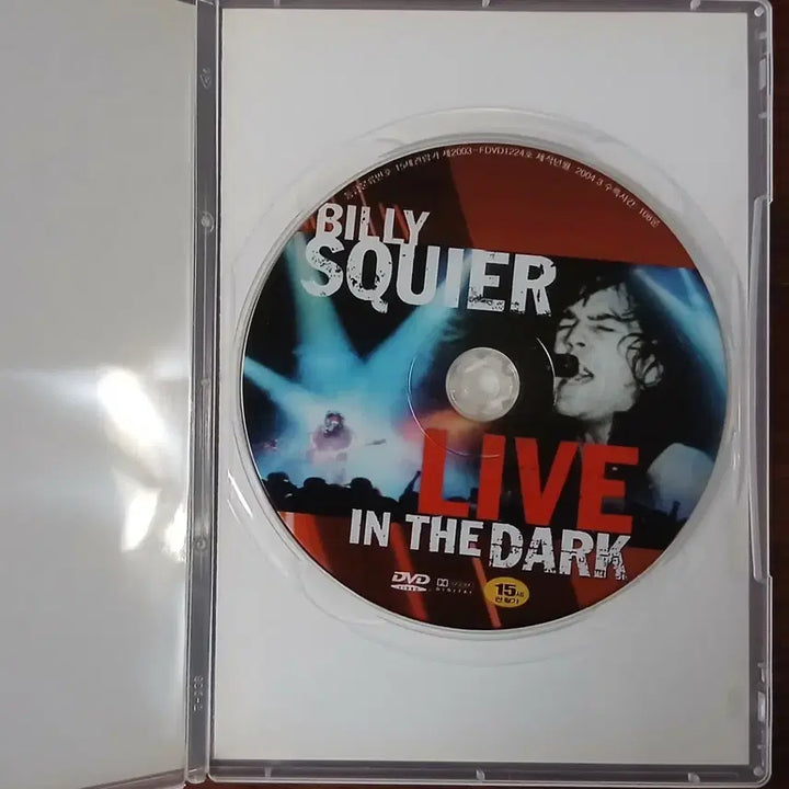 [BUNJANG] Billy Squier Live in the Dark DVD / DVD 빌리 스콰이어 LIVE IN THE DARK