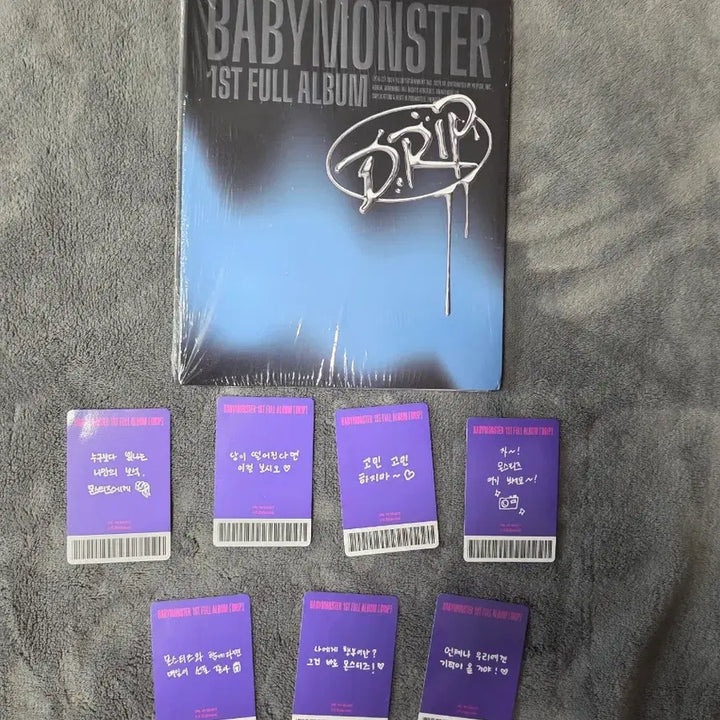 [BUNJANG] BABYMONSTER 1st Full Album DRIP Photocard Set / BABYMONSTER  포토카드 7종