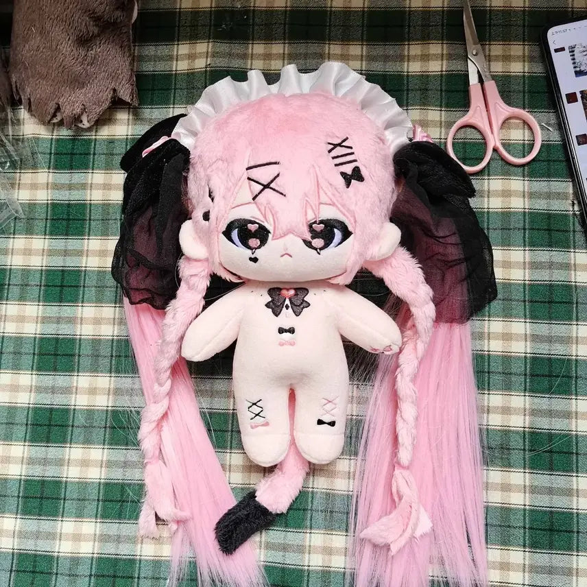 [BUNJANG] Mayday Half-Wig Doll 20cm (Unbranded) / 무속성 메이데이 반가발 솜인형 20cm