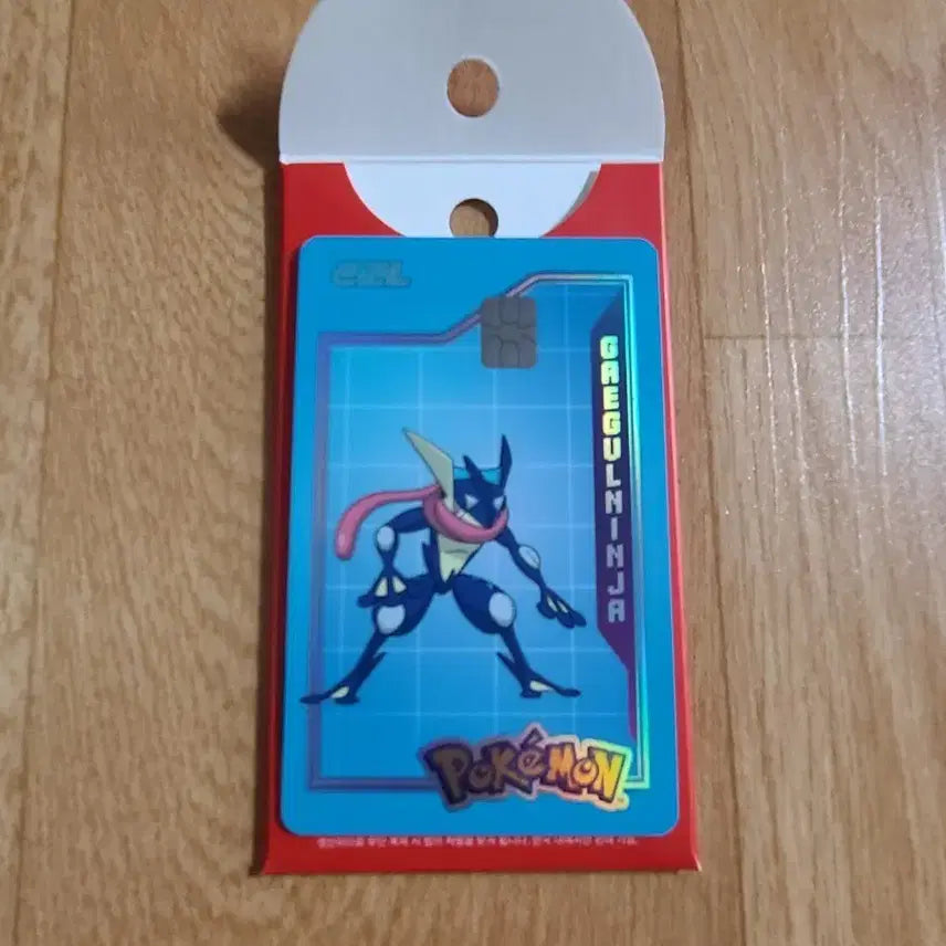 [BUNJANG] Pokemon 30th Anniversary Izzle Transit Card Greninja / 포켓몬스터 30주년 이즐 교통카드 개굴닌자