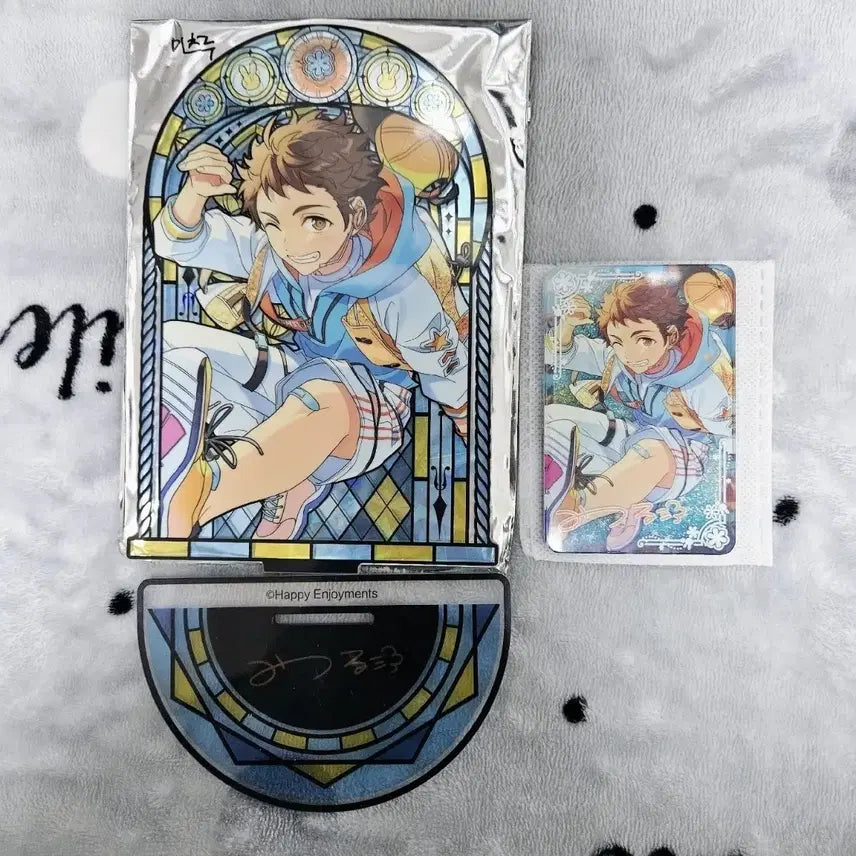 [BUNJANG] Ensemble Stars Mitsuru Stain Glass Acrylic Stand 2nd Edition, Yusa Corotta 2nd Edition / 앙스타 미츠루 스테인글라스 아크릴 2탄, 유사코롯타 2탄