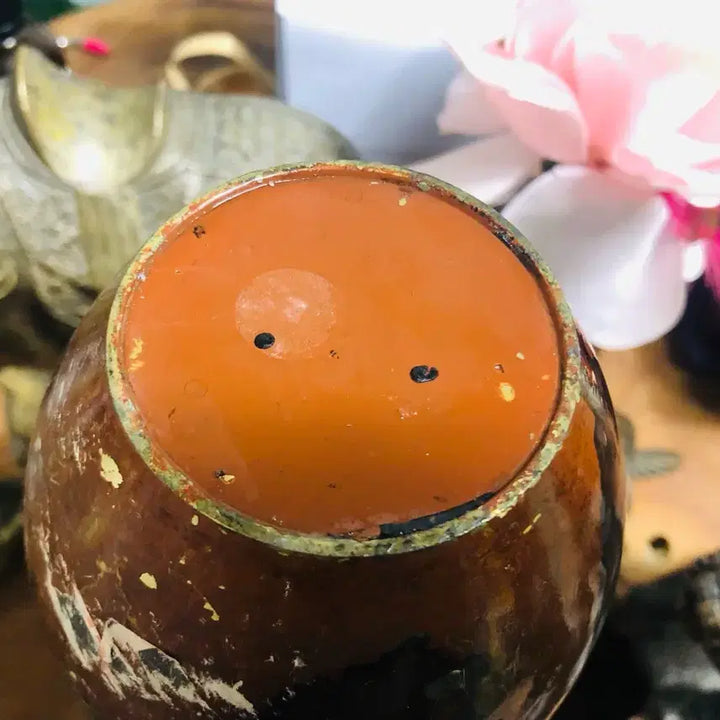 [BUNJANG] Antique Heavy Copper Vase / 골동품 묵직한 구리 화병 엔틱