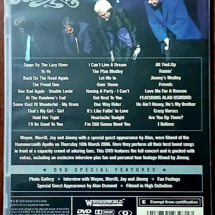 [BUNJANG] Osmonds Live in Concert London 2006 DVD / DVD 오스몬즈 라이브 인 콘서트 런던 2006