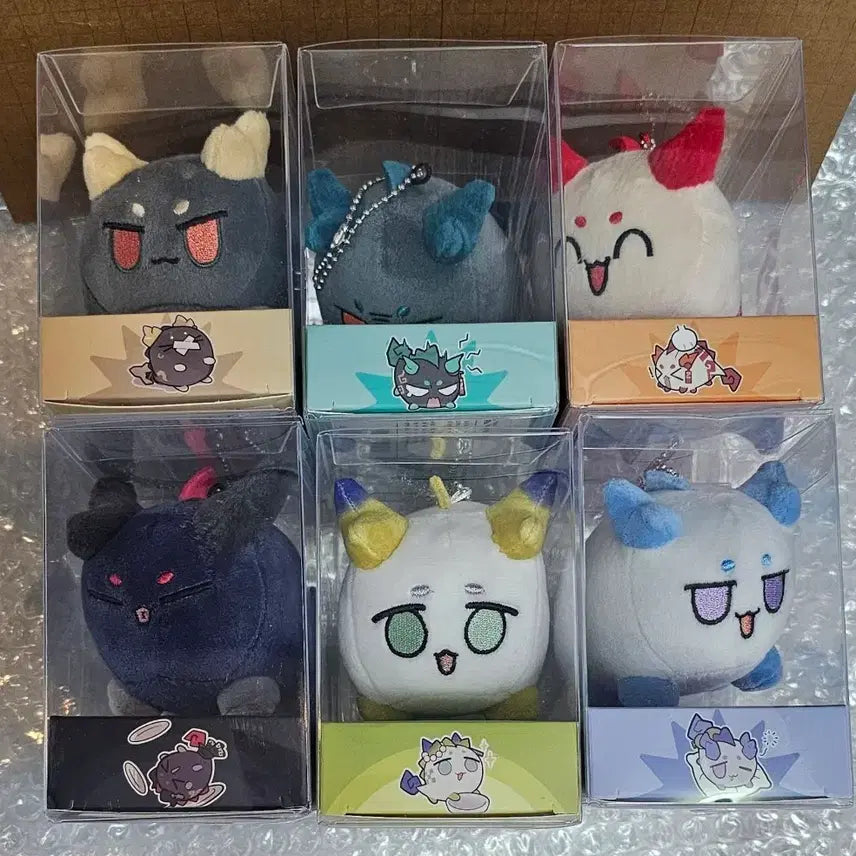 [BUNJANG] Arknights Running Bubble Chewing Gum Figures Set / 명일방주 러닝버블 쉐이 총웨/링/슈/니엔/시/위 세트 팝니다.