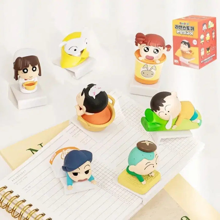 [BUNJANG] Crayon Shin-chan Maenggu Ramen Stopper Figure / 짱구 라면스토퍼 맹구스토퍼 새상품