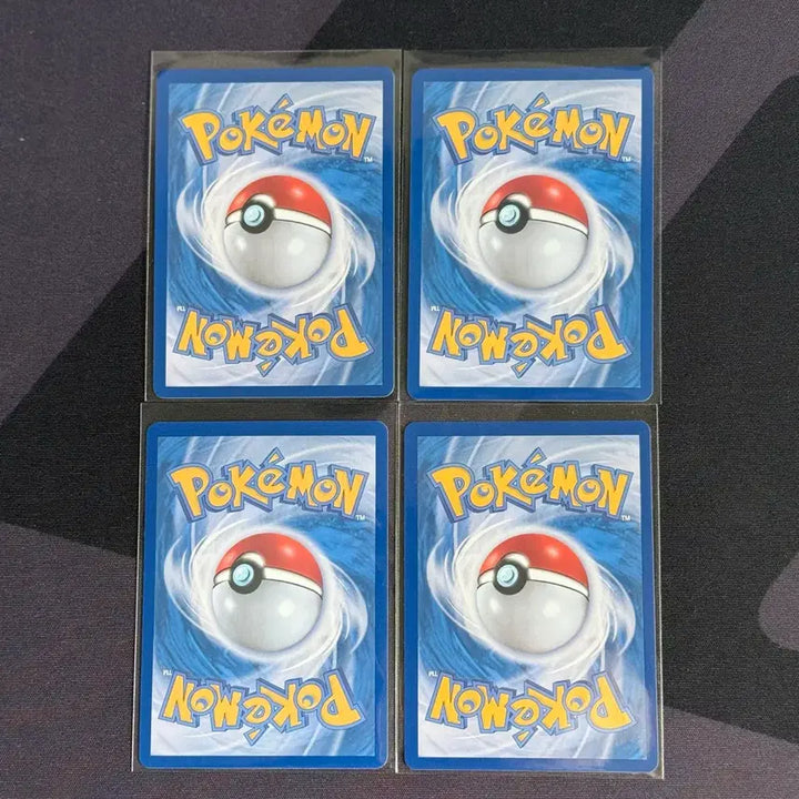 [BUNJANG] Pokemon Card Water Type AR 4-Card Set / 포켓몬카드 물타입 AR 4장 세트