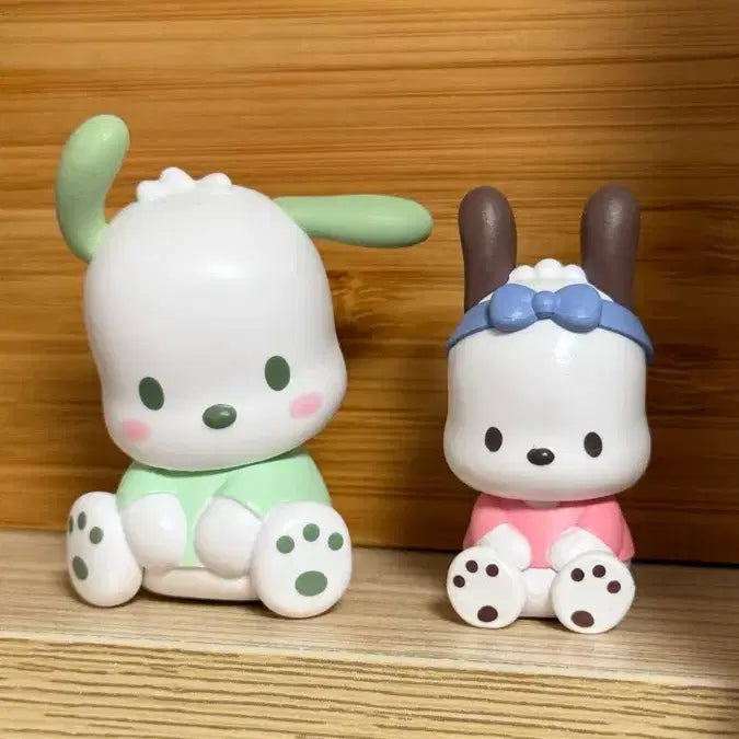[BUNJANG] Sanrio Pochacco Gacha Figure Set (2 Types) / 산리오 포차코 가챠 피규어 2종 세트