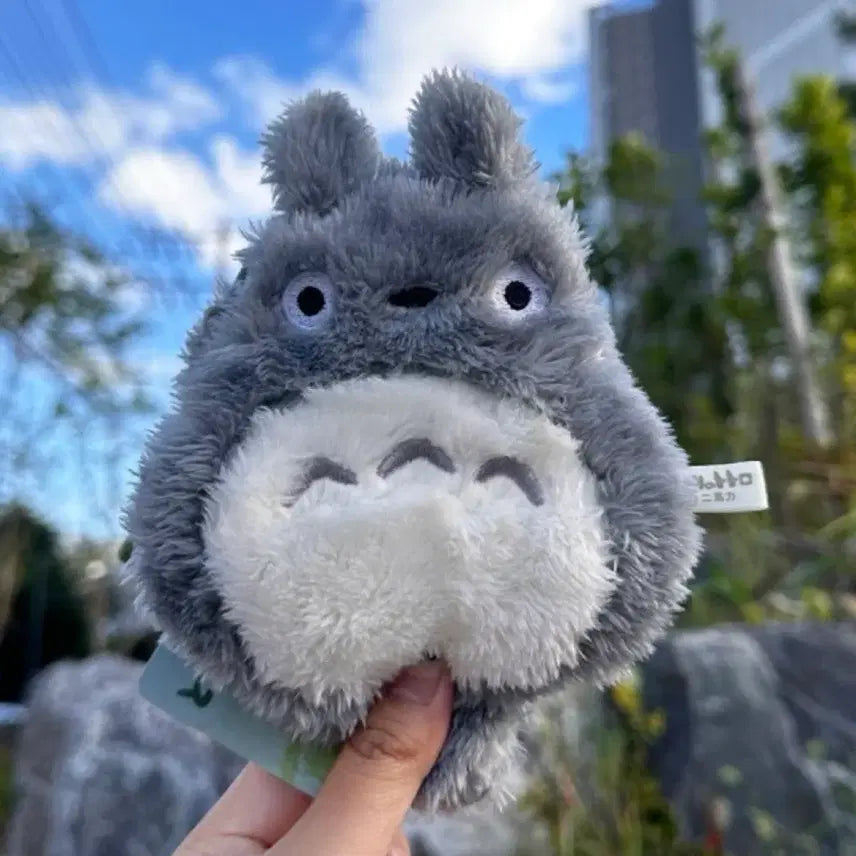 [BUNJANG] Studio Ghibli My Neighbor Totoro Plush Pouch Coin Purse with Sticker / 미사용 새상품)이웃집 토토로 인형 파우치 동전지갑 인형+스티커