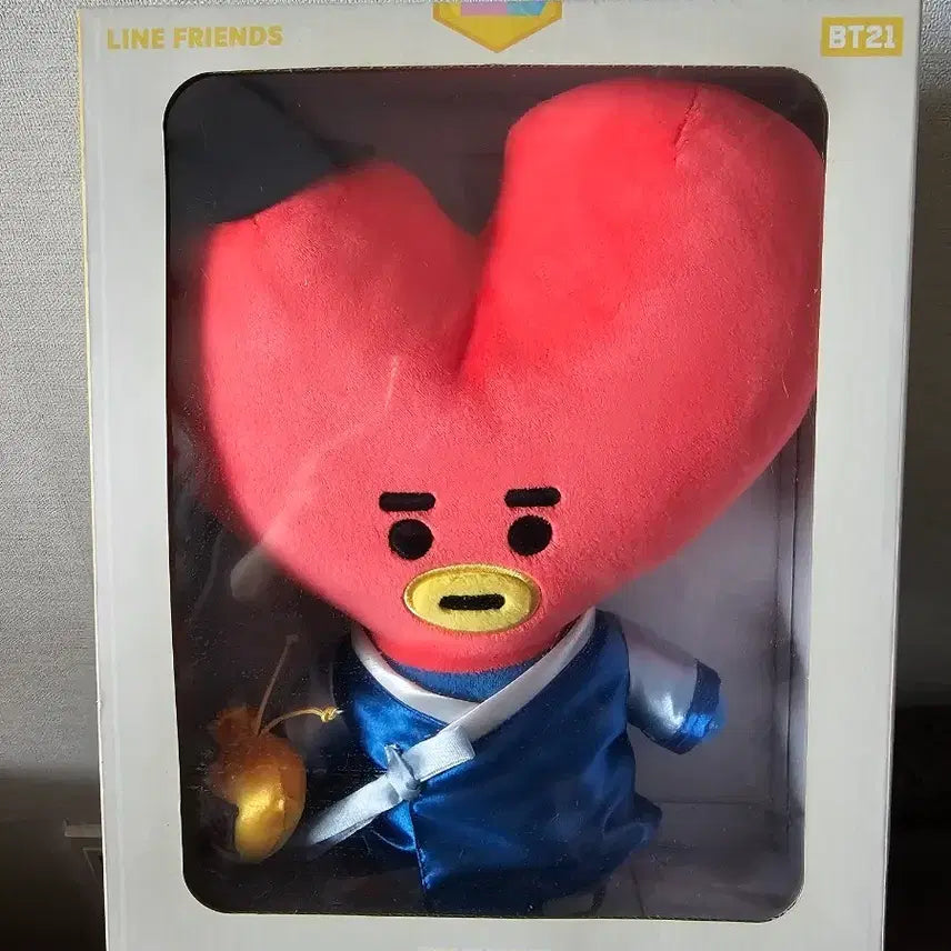 [BUNJANG] BT21 TATA Hanbok Costume Standing Doll / BT21 TATA 한복 코스튬 스탠딩 인형