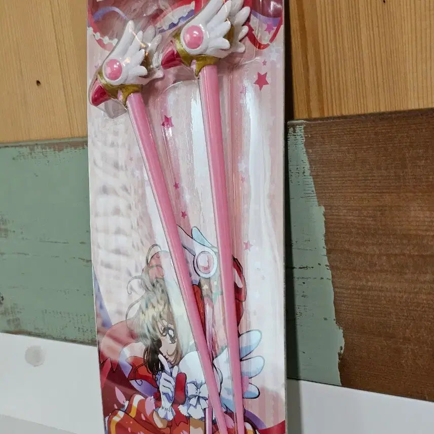 [BUNJANG] Cardcaptor Sakura Cherry Sealing Wand Figure Chopsticks / 카드캡터 사쿠라 (체리) 봉인 스틱 피규어 젓가락