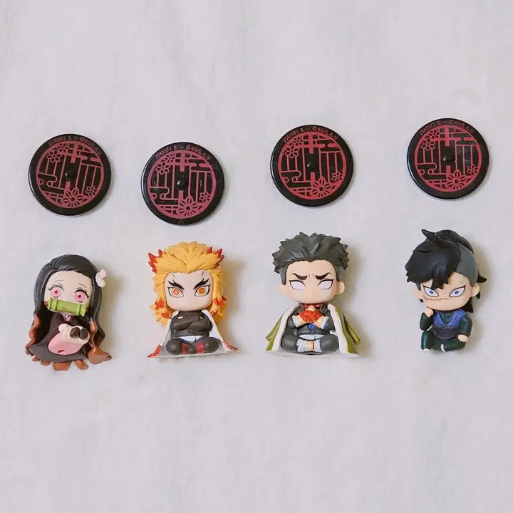 [BUNJANG] Demon Slayer: Kimetsu no Yaiba Swale Sete Genya, Gyomei, Rengoku Gacha Figures / 귀멸의 칼날 스와라세타이 겐야, 교메이, 렌고쿠 가챠 피규어