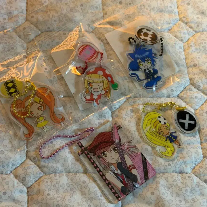 [BUNJANG] Shugo Chara! Acrylic Keyring Bundle Ducky World / 캐릭캐릭체인지 아크릴 키링 2개일괄