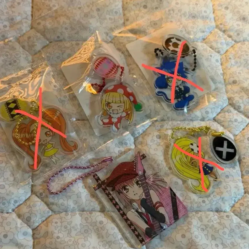 [BUNJANG] Shugo Chara! Acrylic Keyring Bundle Ducky World / 캐릭캐릭체인지 아크릴 키링 2개일괄