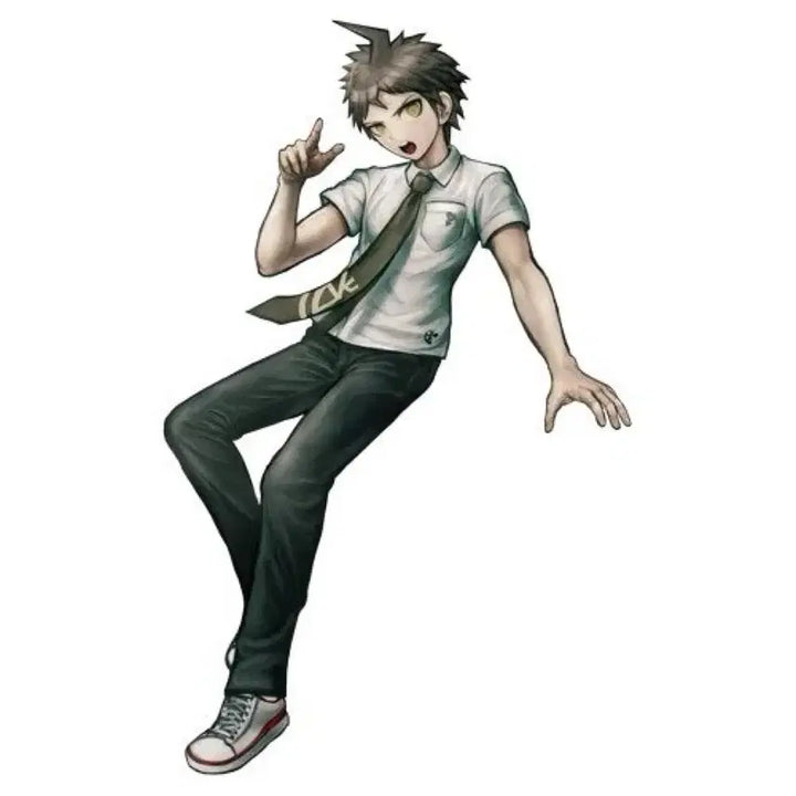 [BUNJANG] Super Danganronpa 2 Hajime Hinata Student ID Figure Keychain Handkerchief Set / 슈퍼 단간론파 2 히나타 하지메 학생증 피규어 키링 손수건