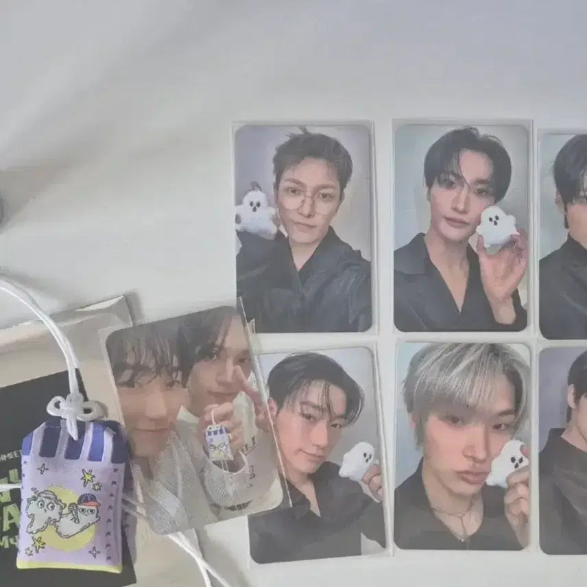 [BUNJANG] ATEEZ Fan Meeting Seonghwa Yunho Yeosang San Mingi Wooyoung Jongho Unit Photocard Bundle Set / 우산 유닛포카, 에이티즈 ateez 팬미팅 에이티니존 오마모리 우영 산 유닛포카 일괄 양도