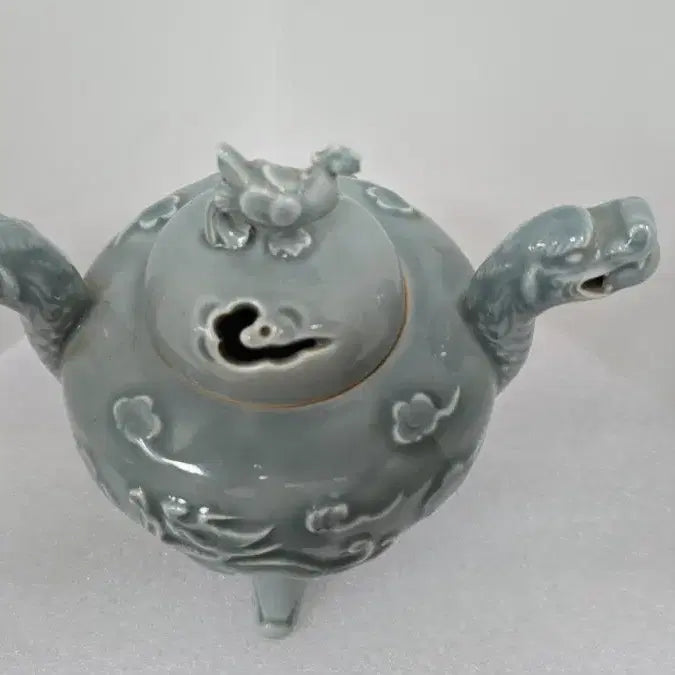 [BUNJANG] Antique Celadon Dragon Head Incense Burner / 골동품 청자 용머리 향로