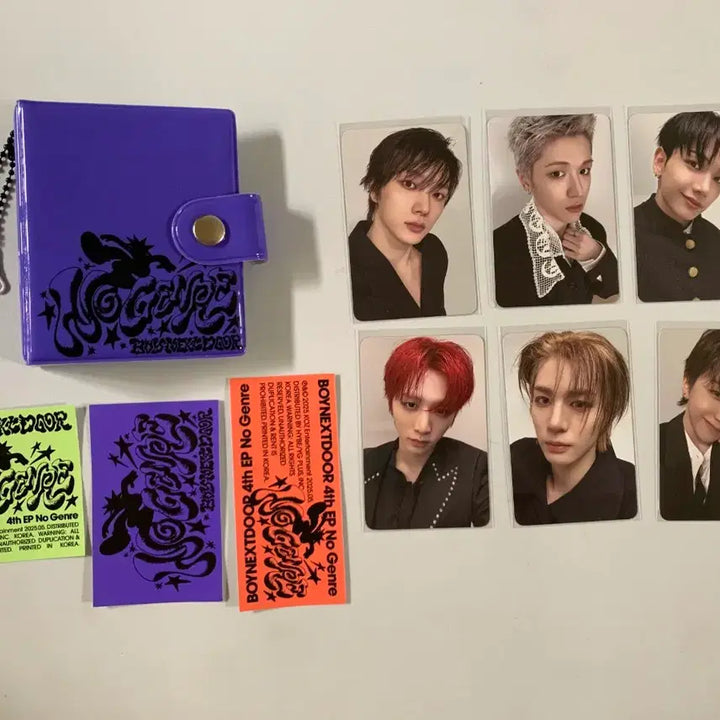 [BUNJANG] BOYNEXTDOOR No Genre Showcase Lucky Draw Binder Full Set (Unsealed) / (단순개봉)보넥도 노장르 쇼케이스 역조공 양도 바인더 풀세트 보이넥스트도어