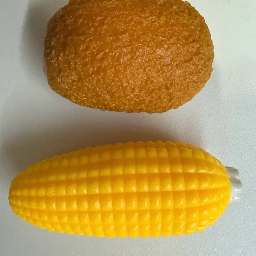 [BUNJANG] Croissant &amp; Corn Crunch Plush Set / 고로케&amp;옥수수 크런치 슬랑이 일괄(글로리영&amp;베리체리쉬)