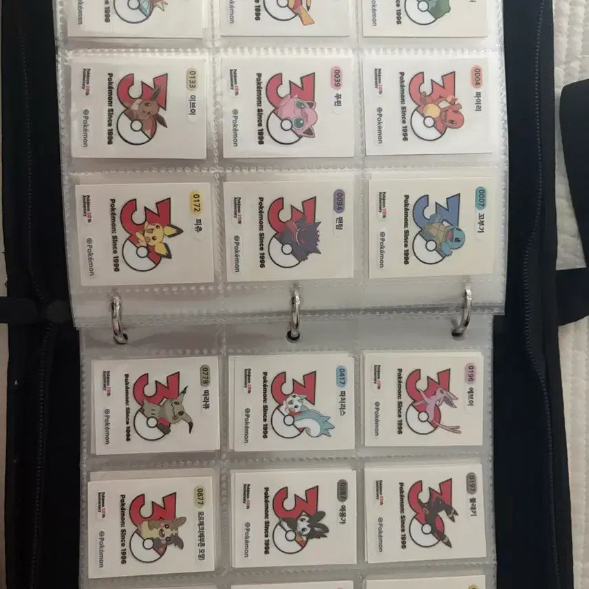 [BUNJANG] Pokemon 30th Anniversary Special Edition Stickers / 포켓몬 띠부띠부씰 30주년,전설