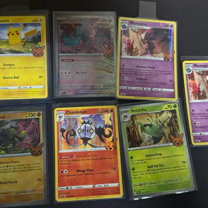 [BUNJANG] North American Halloween Pikachu &amp; 5 Others Card Set / 북미 할로윈 피카츄 그 외 5종