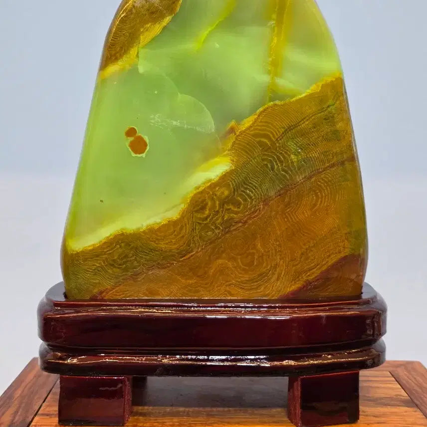 [BUNJANG] Jade Stone Mineral Scholar Rock / 26072318 좋은 기운을 주는 옥 가공석 광물 수석 팝니다