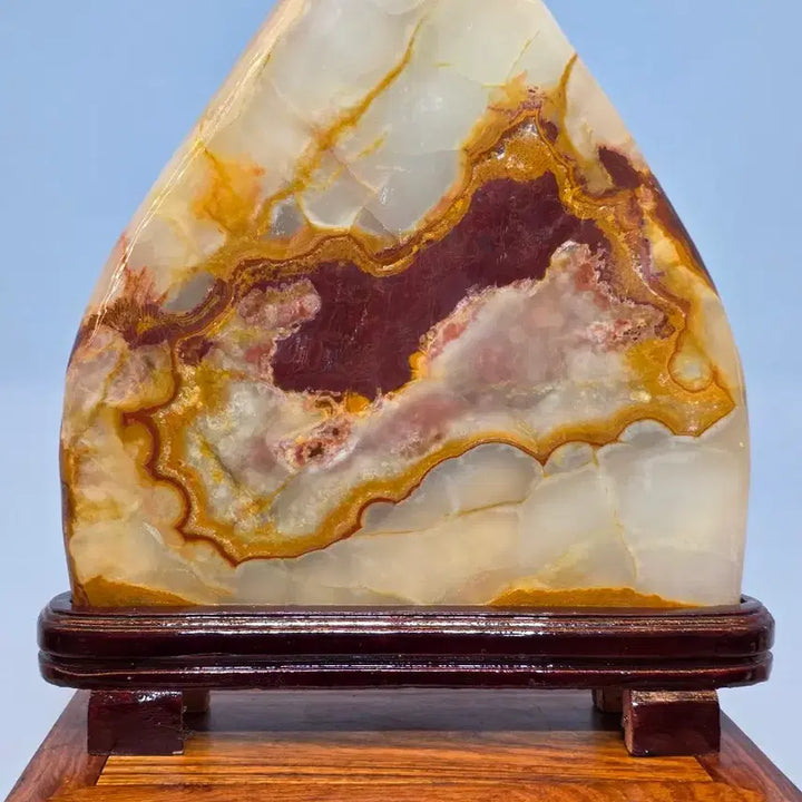 [BUNJANG] Jade Stone Mineral Display Stone / 26072319 좋은 기운을 내뿜는 옥 가공석 광물 수석 팝니다