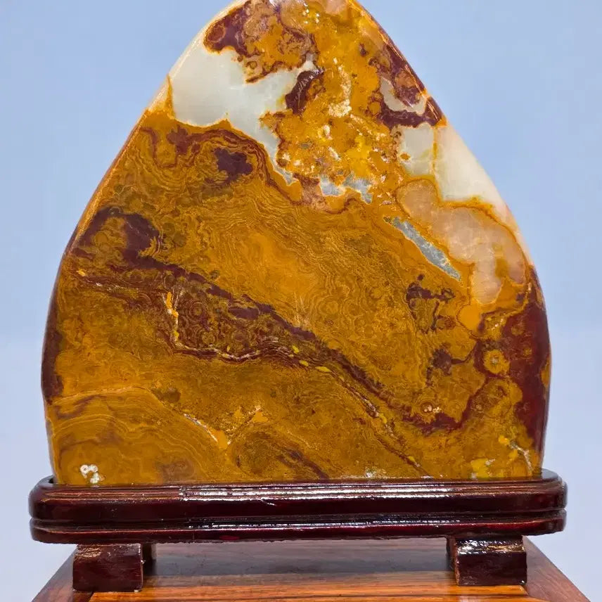 [BUNJANG] Jade Stone Mineral Display Stone / 26072319 좋은 기운을 내뿜는 옥 가공석 광물 수석 팝니다