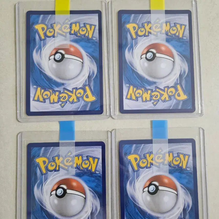 [BUNJANG] Pokemon Card Eevee Evolutions 4-Card Bundle Set / [S급]포켓몬 카드 이브이 진화체 4종 세트 일괄