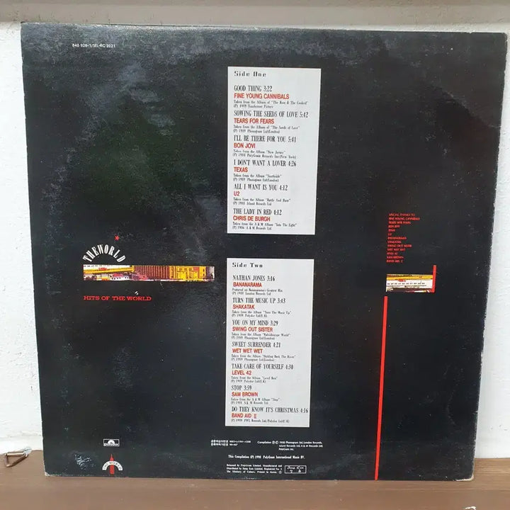 [BUNJANG] Hit of the World LP 1980 Sung Eum / 히트 오브 더 월드 LP 1980 성음