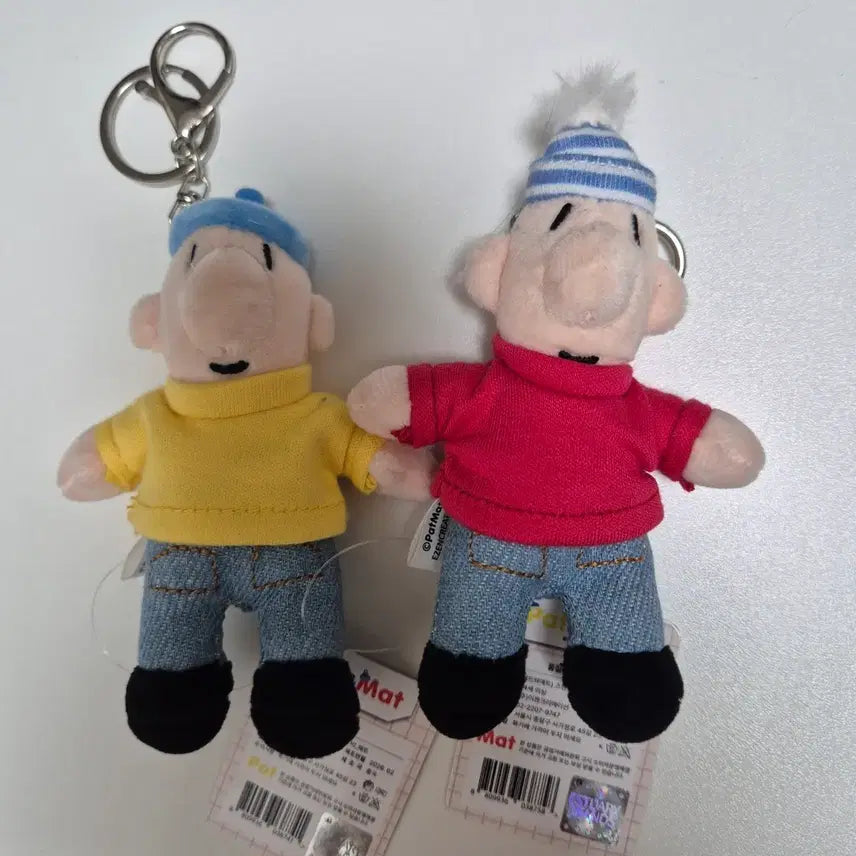 [BUNJANG] Pat &amp; Mat Keychain Bundle Set / 일괄)패트와매트 키링 정품
