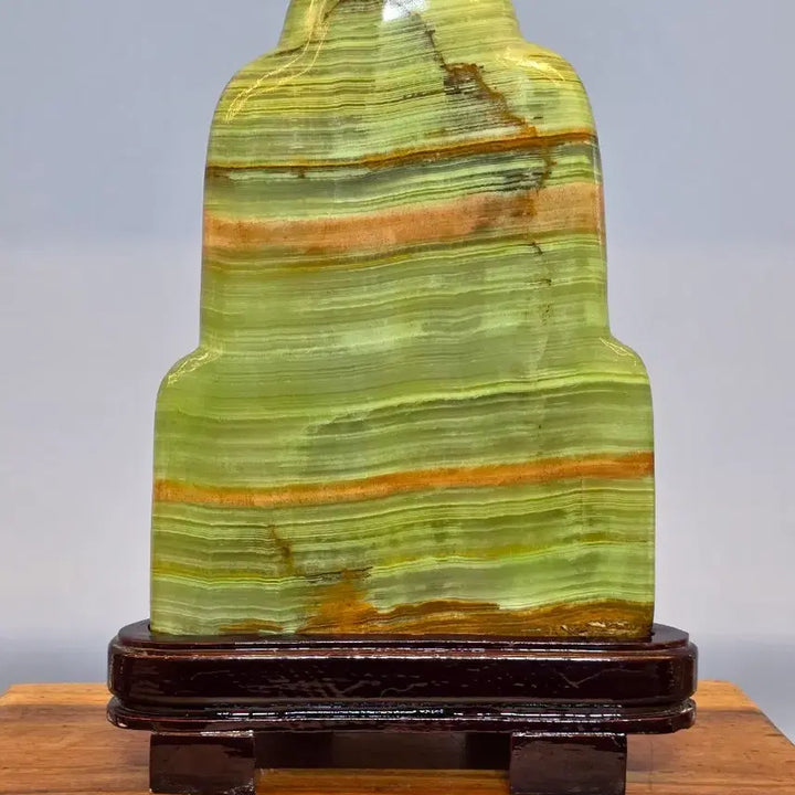 [BUNJANG] Jade Stone Art Piece Mineral Display Stone / 26072321 좋은 기운을 내뿜는 옥 가공석 대작 광물 수석 팝니다